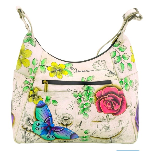 Anna by ANUSCHKA Hobo shoulder purse. - Picture 1 of 5